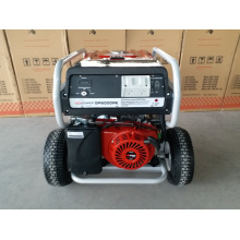 7.5kw Heavy Duty Remote Start Petrol Generator with 2X Large Pneumatic Wheels and Handle